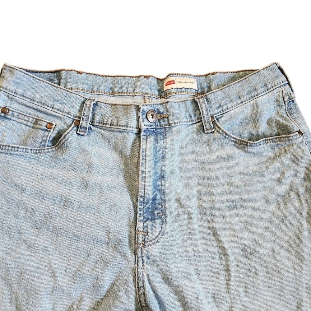 Wrangler Relaxed Boot Light Wash High Rise Denim Jeans Blue Size 4 373 - Picture 2 of 6